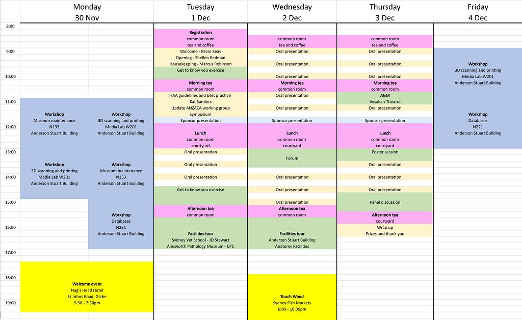 sydney 2026 draft timetable